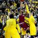 Michigan junior Jordan Morgan tries to block Indiana senior Christian Watford in the game on Sunday, March 10. Daniel Brenner I AnnArbor.com